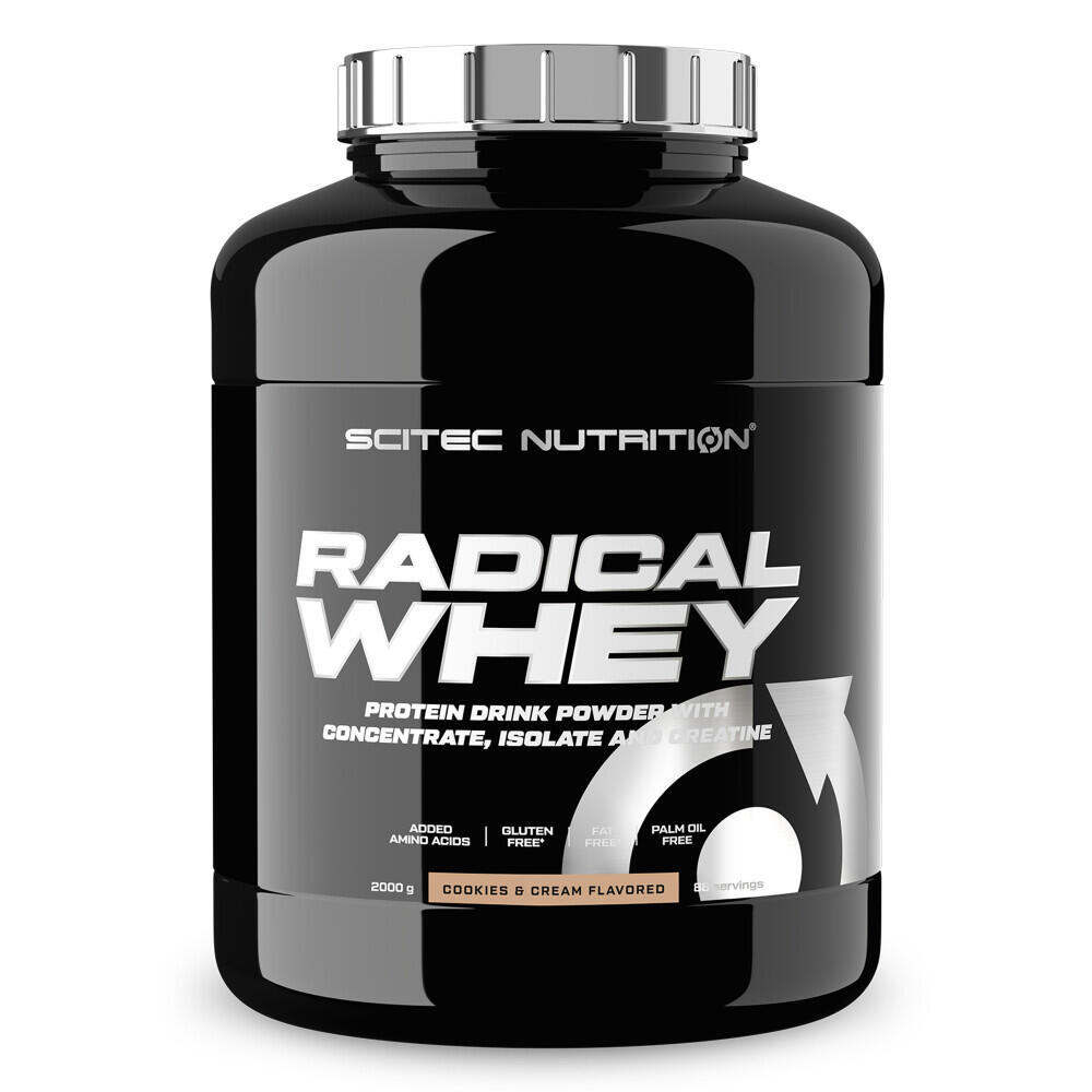 SCITEC NUTRITION Radical whey - 2kg Cookies e Creme da Scitec Nutrition
