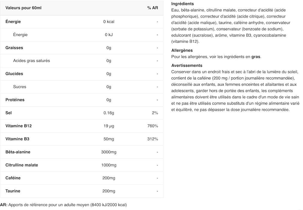 Pre-workout en shot - ABE Pre-Workout Shot - Cerise Cola 2/3