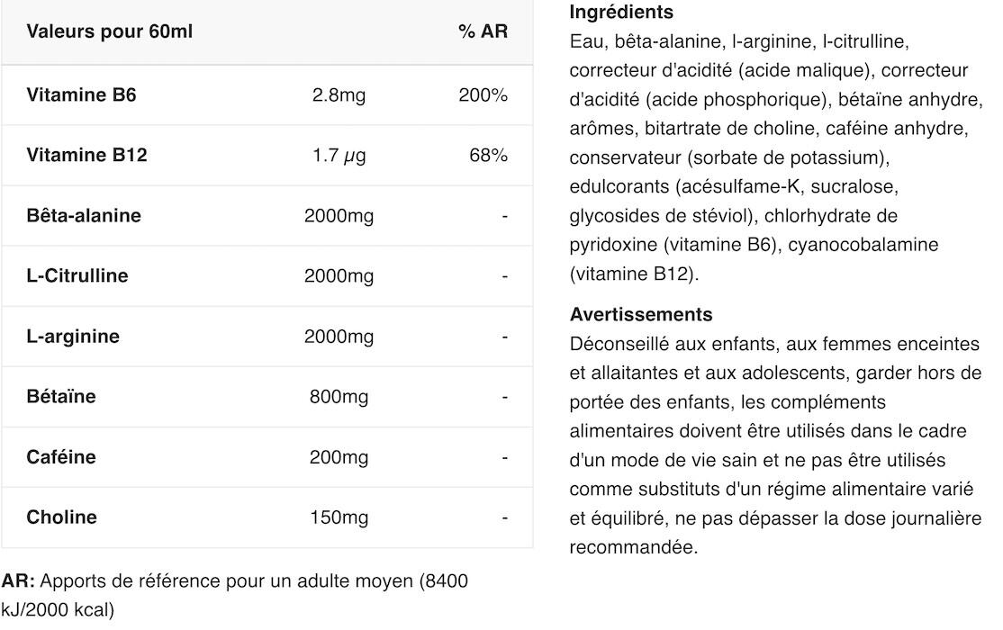 Pre-workout en shot - C4 Ultimate Shots - Millions de Pommes Pack de 12 2/3