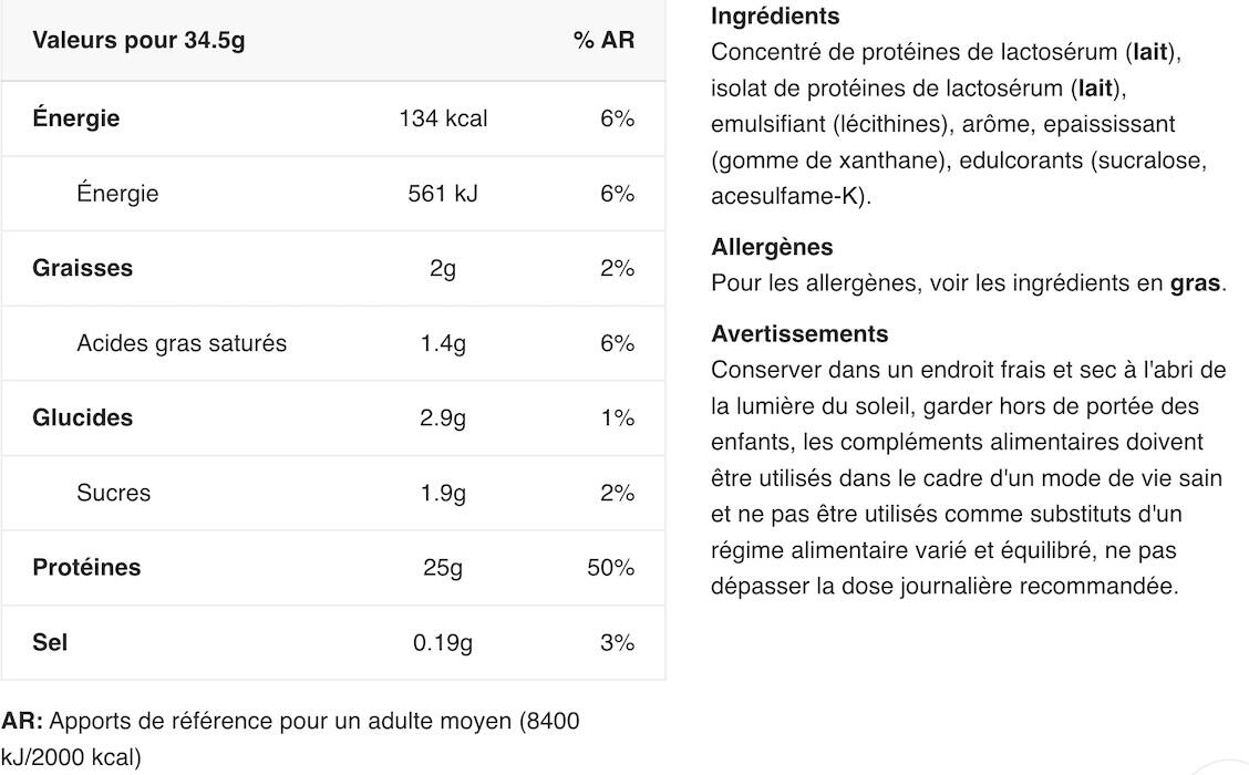 Whey concentrée - C4 Whey Protein - Gousse de Vanille 2/3