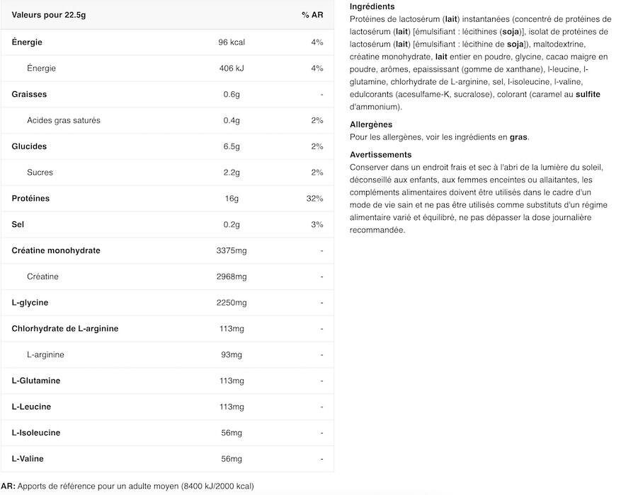Whey concentrée - Radical Whey - Chocolat 2/5
