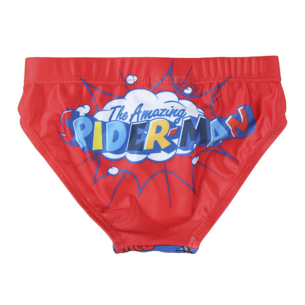 Bañador Spiderman Niño Slip Rojo y Azul 2/3