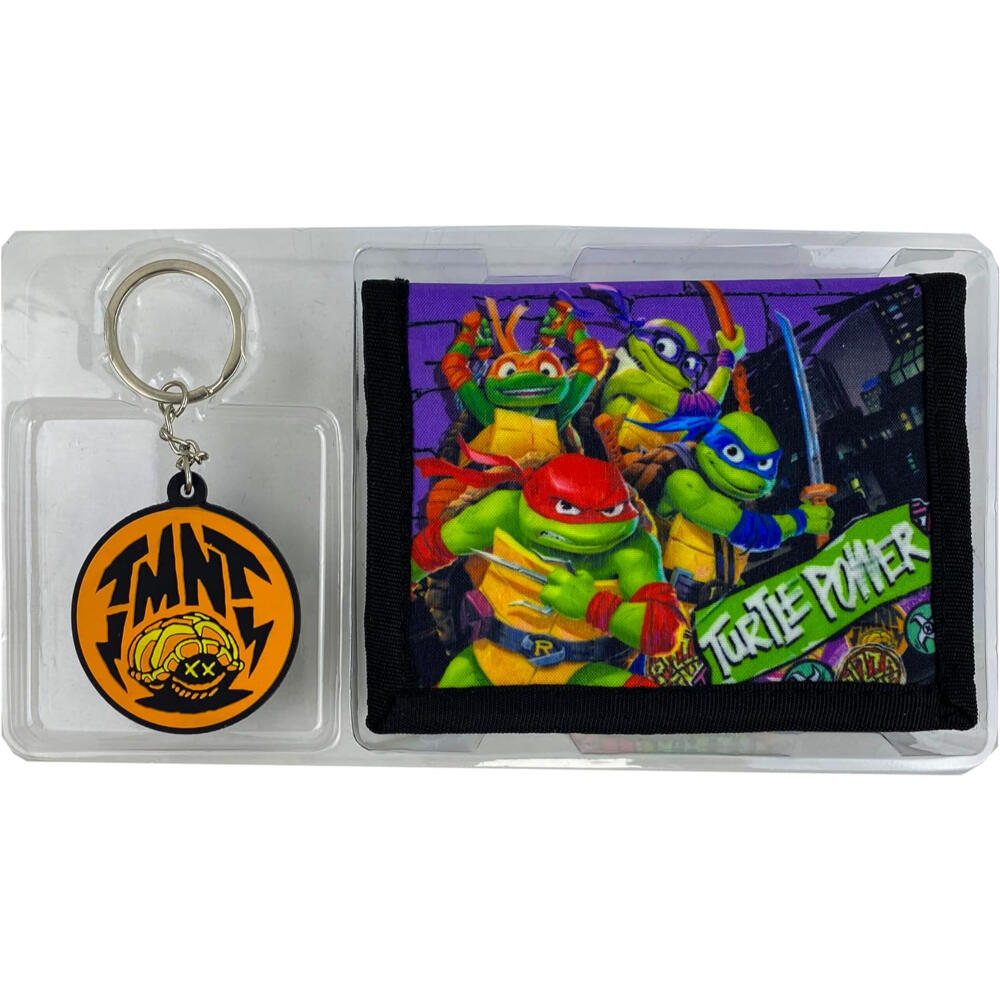 Set Carteras y Llavero Tortugas Ninja - Accesorios multicolor 2/3