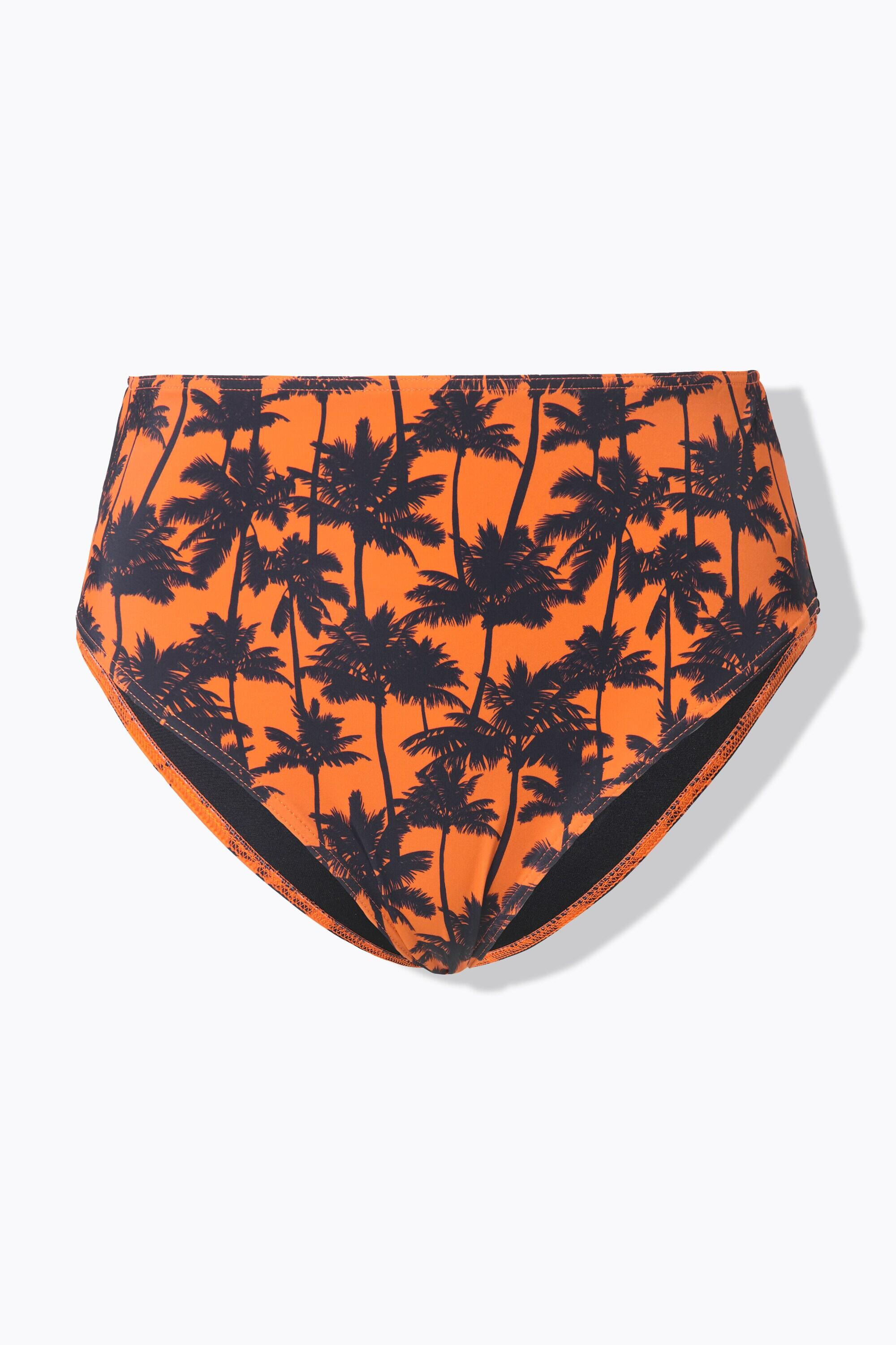 Femme Bas de bikini taille haute imprimé palmiers 4/4