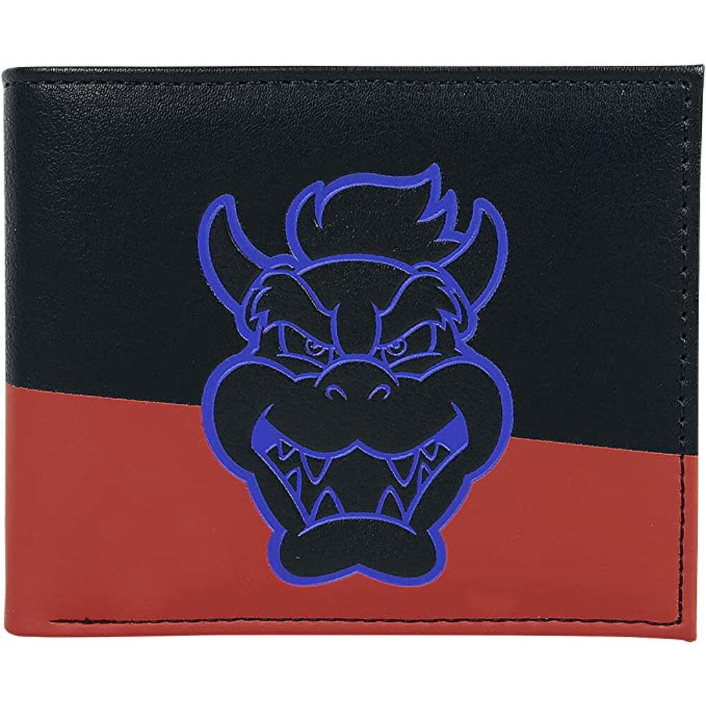 Cartera - Sportswear - Unisex - Grabado Bowser - Negro/Rojo 2/3