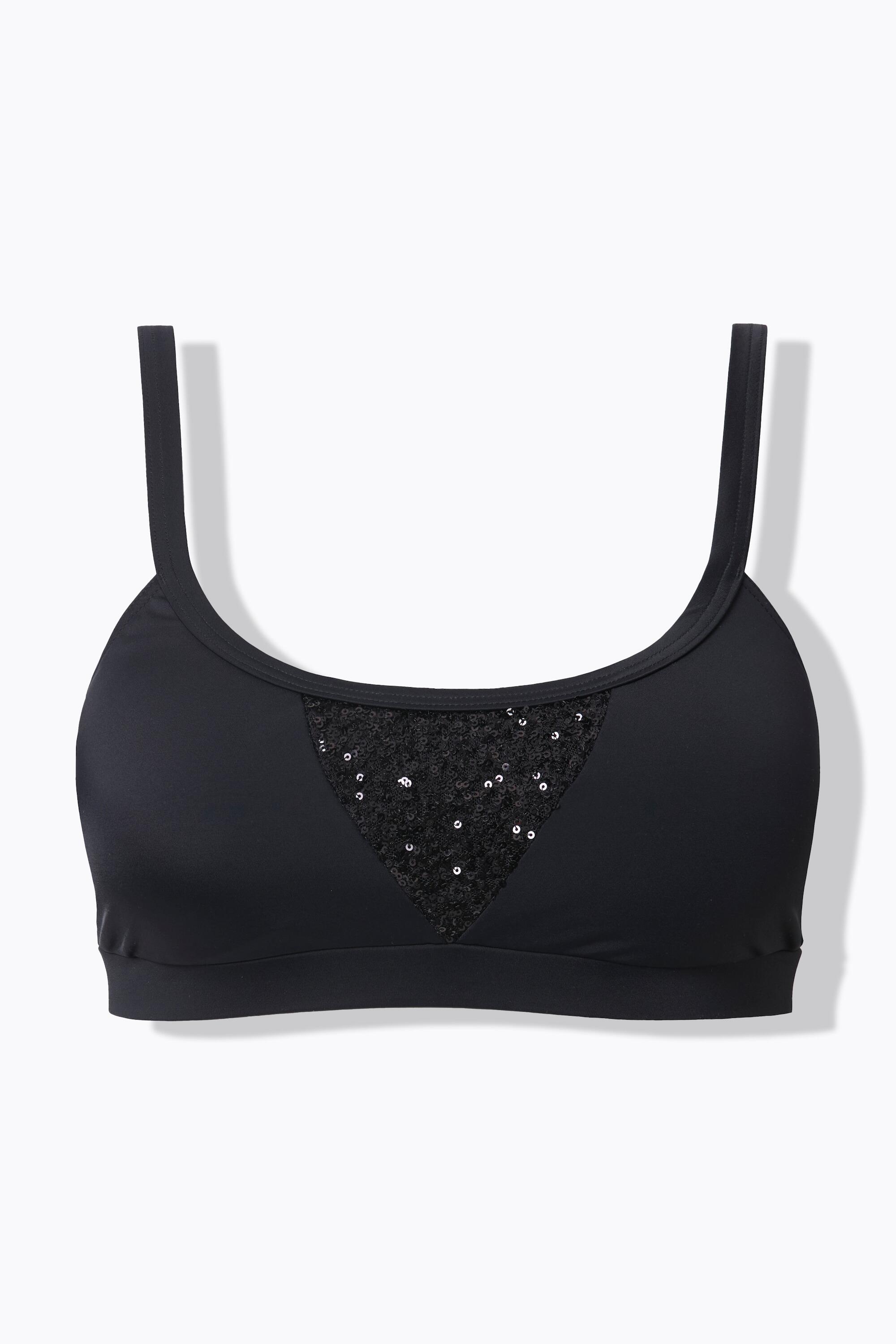 Femme Haut de bikini avec bonnets souples paillettes 6/6