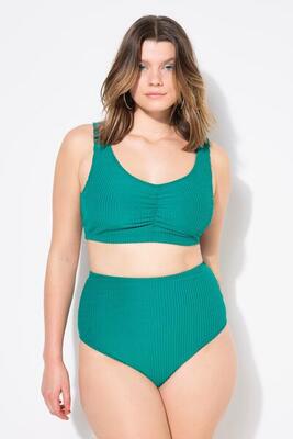 Damen Bikini Slip Panty High Waist Struktur Shaping
