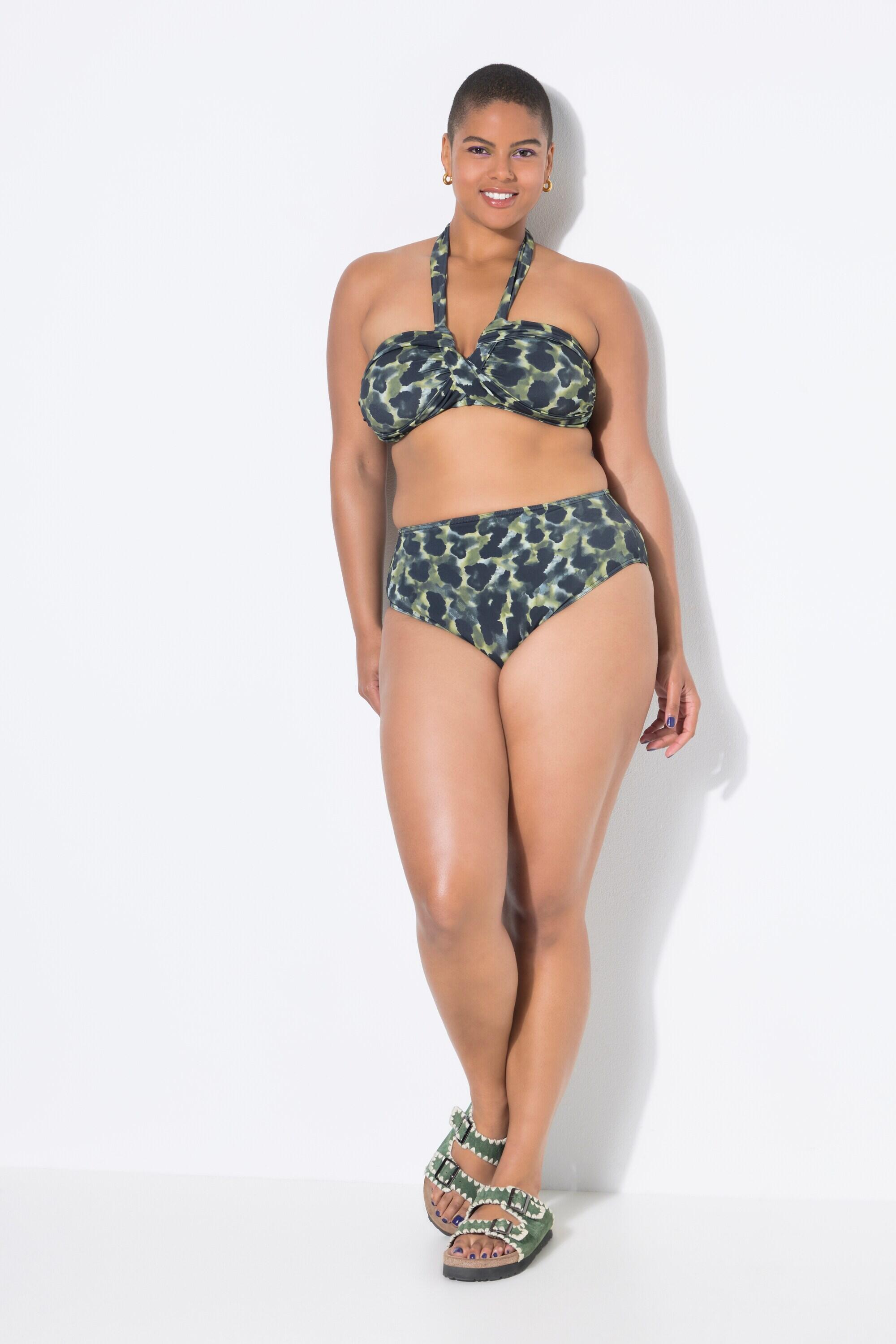 Femme Bas de bikini taille haute et imprimé camouflage 5/6