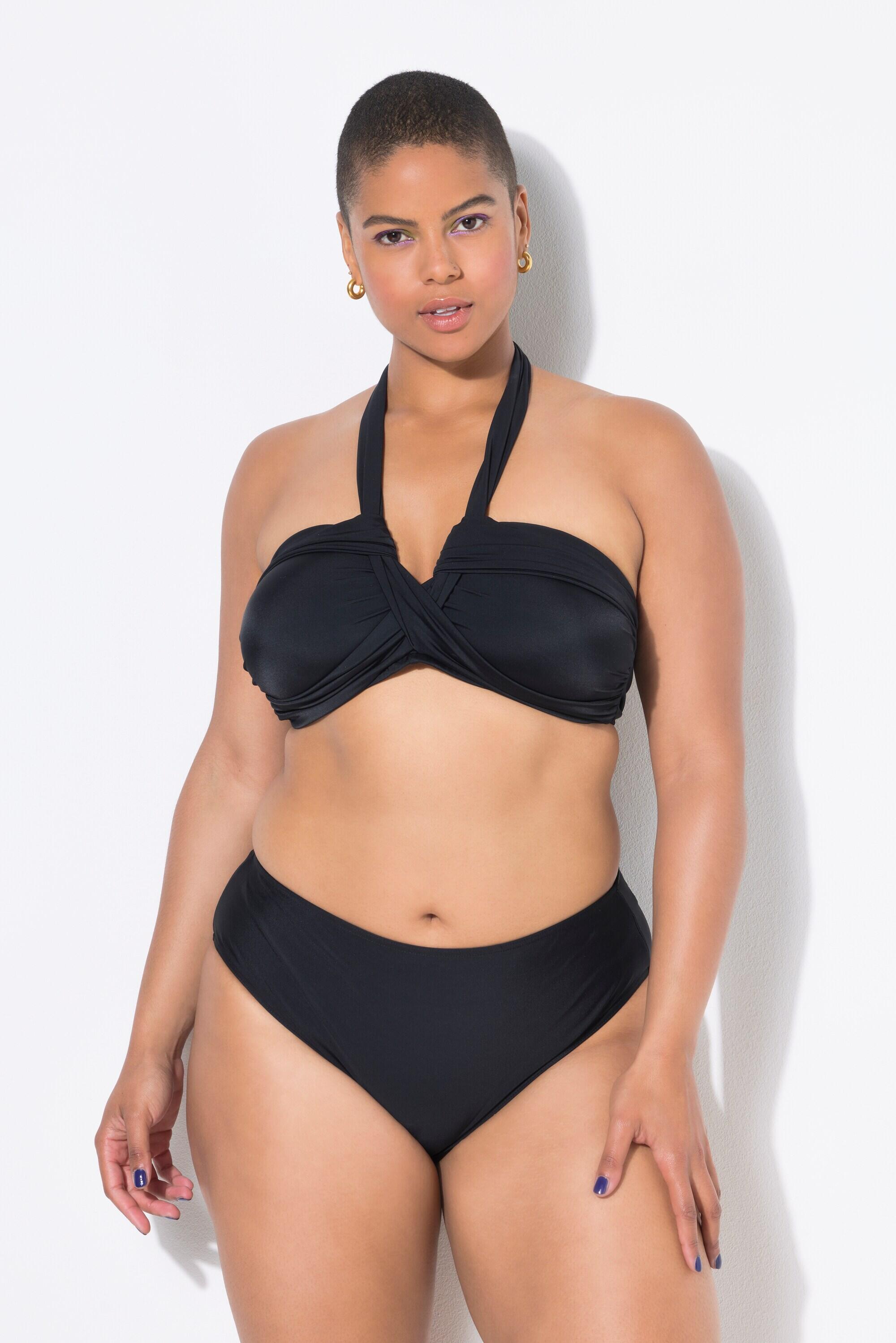 ULLA POPKEN Damen Bikini-Top Softcups drapierte Büste
