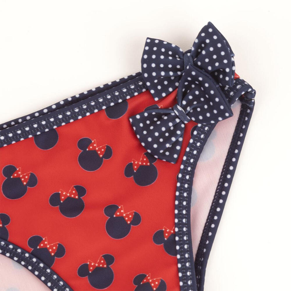 Bañador Culetín Minnie Mouse Rojo con Lazos Niña 3/3