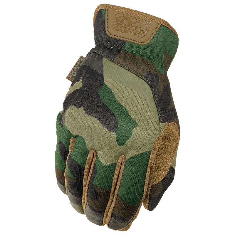 Manusi Mechanix Fastfit Woodland Camo