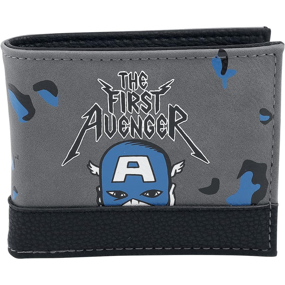 Cartera Tarjetero Marvel Capitán América 2/3