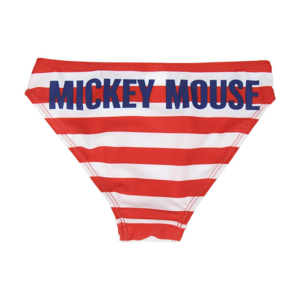 Bañador Slip Mickey Mouse Rojo Rayas Niño 2/3