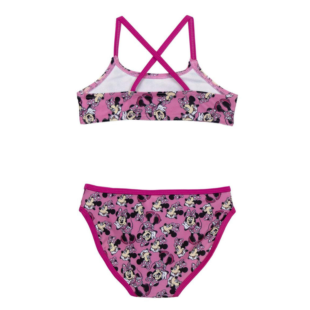 Bañador Bikini Minnie Mouse Rosa con Estampados Niña 2/3