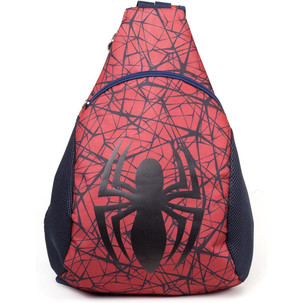 Mochila Cruzada Spiderman Azul y Roja 2/3