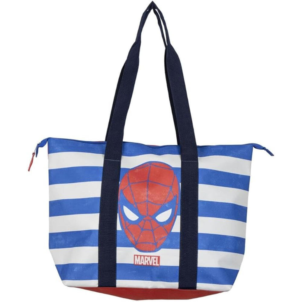 Bolso de Playa Marvel Spiderman Azul a Rayas 2/3