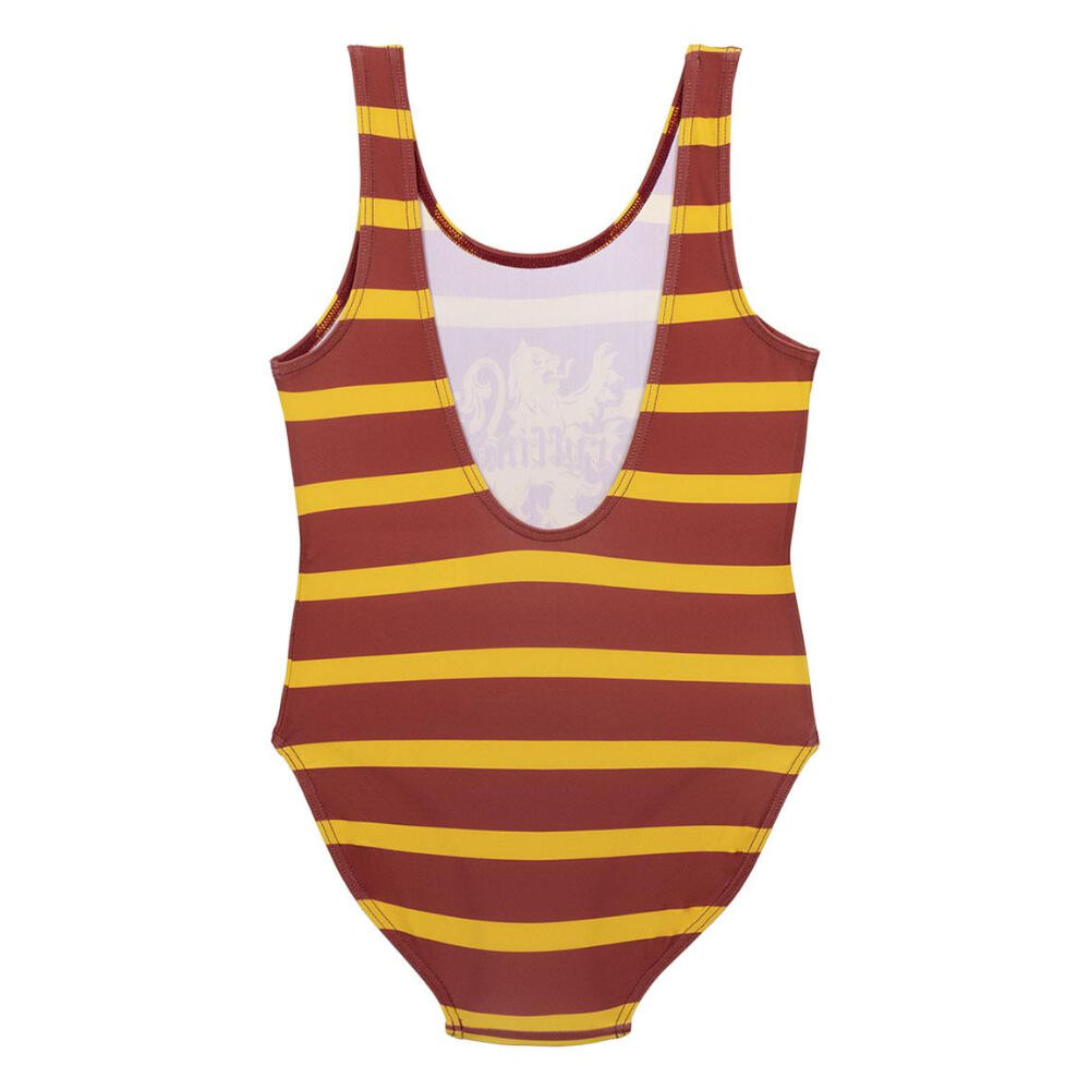 Bañador - Sportswear - Niña - Tank con tirantes, Clásico, Gryffindor - Burdeos 2/3