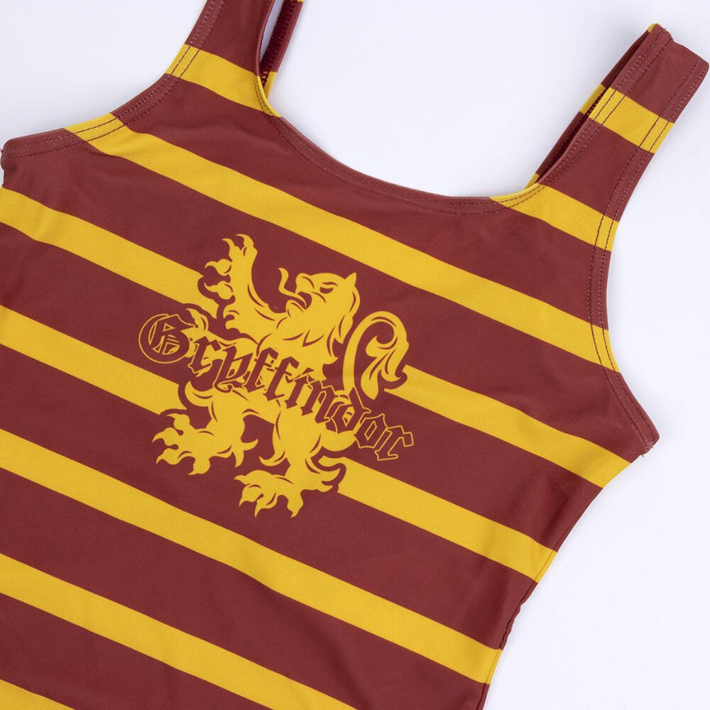 Bañador - Sportswear - Niña - Tank con tirantes, Clásico, Gryffindor - Burdeos 3/3
