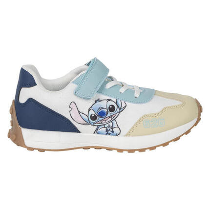 Zapatillas Deportivas Stitch Azul Blanco y Beige Niño
