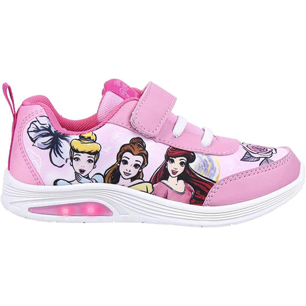 Zapatillas Deportivas Con Luces Princesas Niña Rosas 2/3
