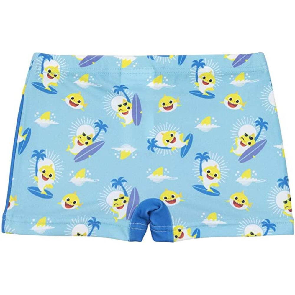 Bañador Baby Shark Bebé Bóxer Azul y Amarillo 2/3