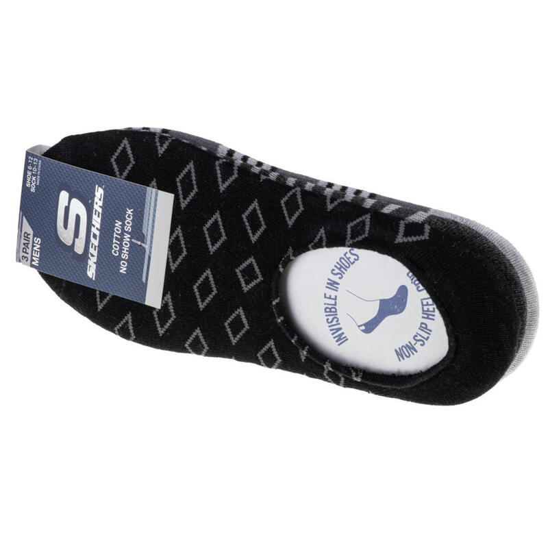 Sokken voor heren Skechers 3pk Mens Invisibles Socks