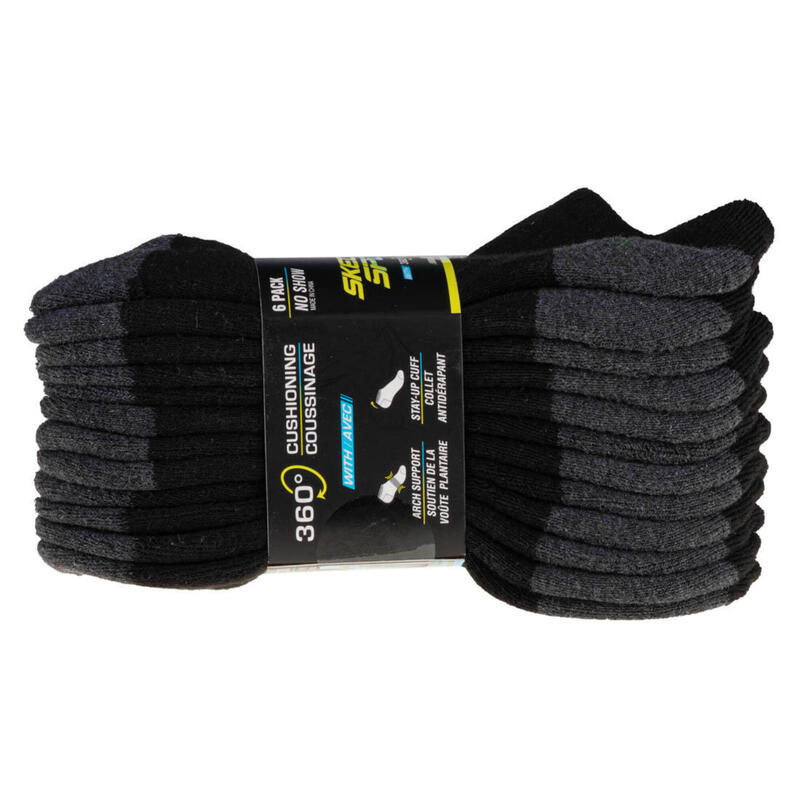 Chaussettes pour garçons Skechers Boys 6pk No Show Socks