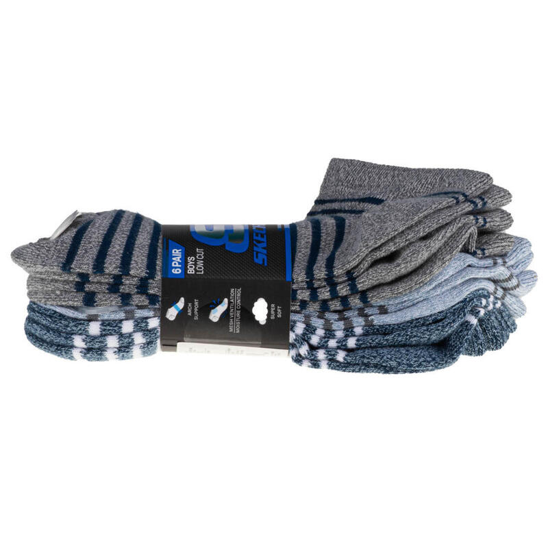 Gyerek zokni, Skechers Boys 6pk Low Cut