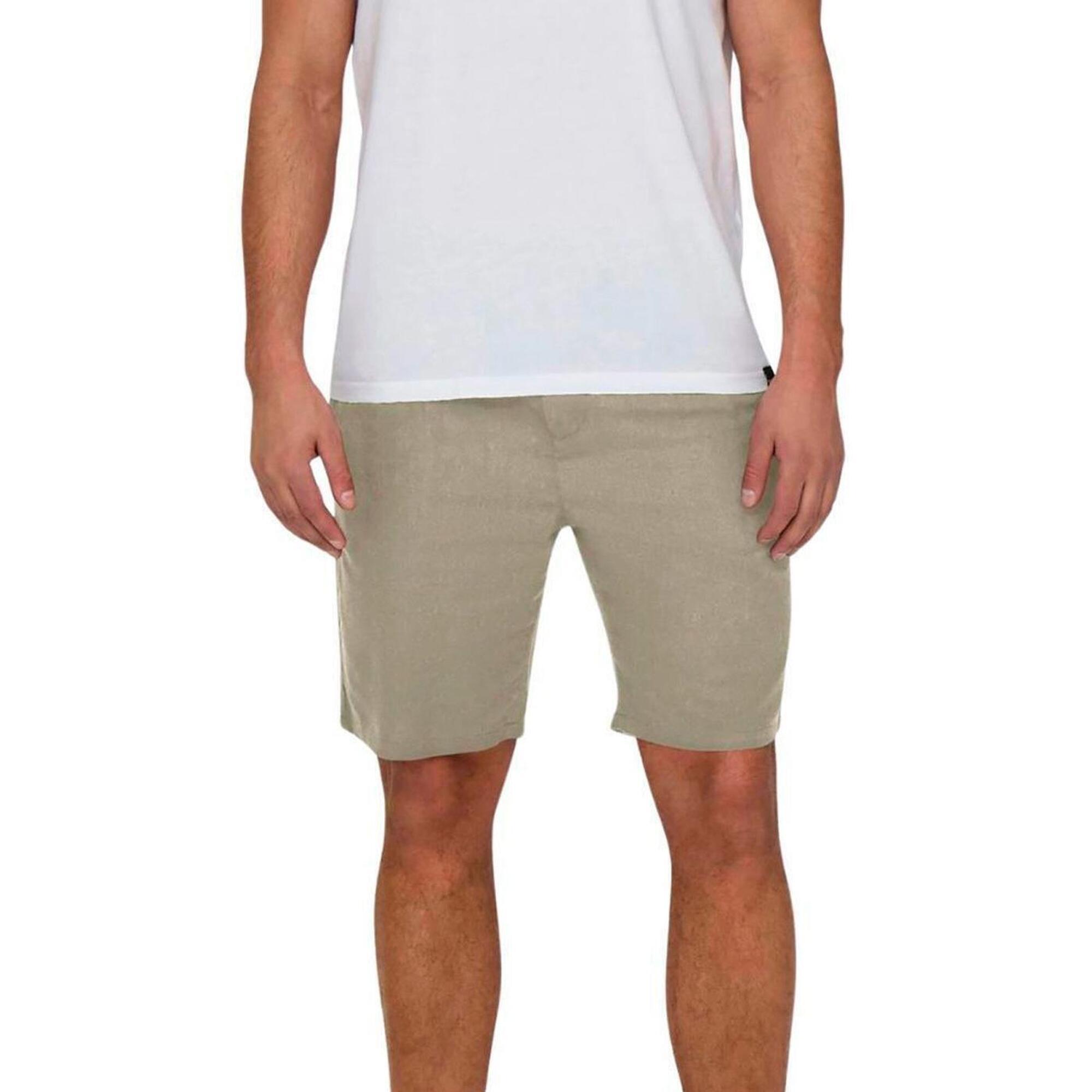 Only Hot - Bermudes Et Shorts Pour Homme Only&sons Beige. - Bermuda - Beige - Decathlon