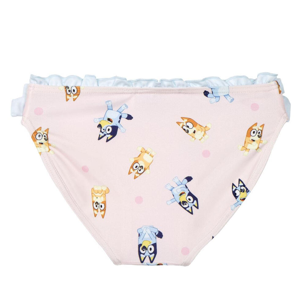 Bañador Culetín Bluey Rosa con Lazos Niña 2/3
