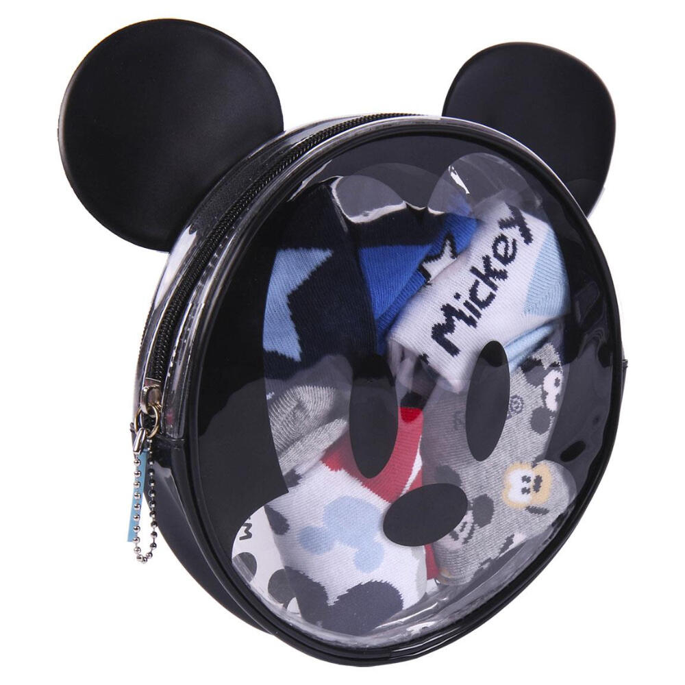 Pack 5 Calcetines con Neceser Mickey Mouse Bebé 2/3