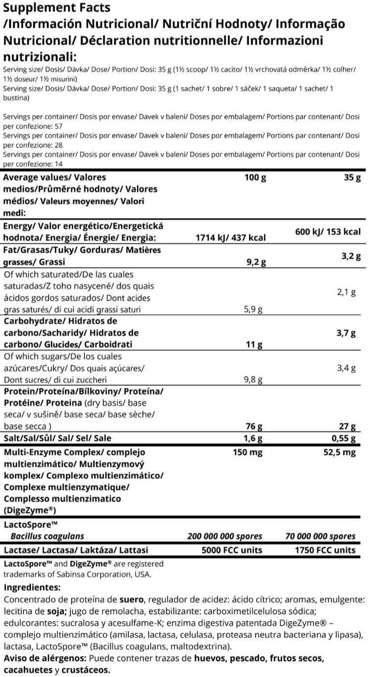 Ultra pure whey - 500g PINK PANTHER - Pastel aux fraises de Amix Nutrition 3/4