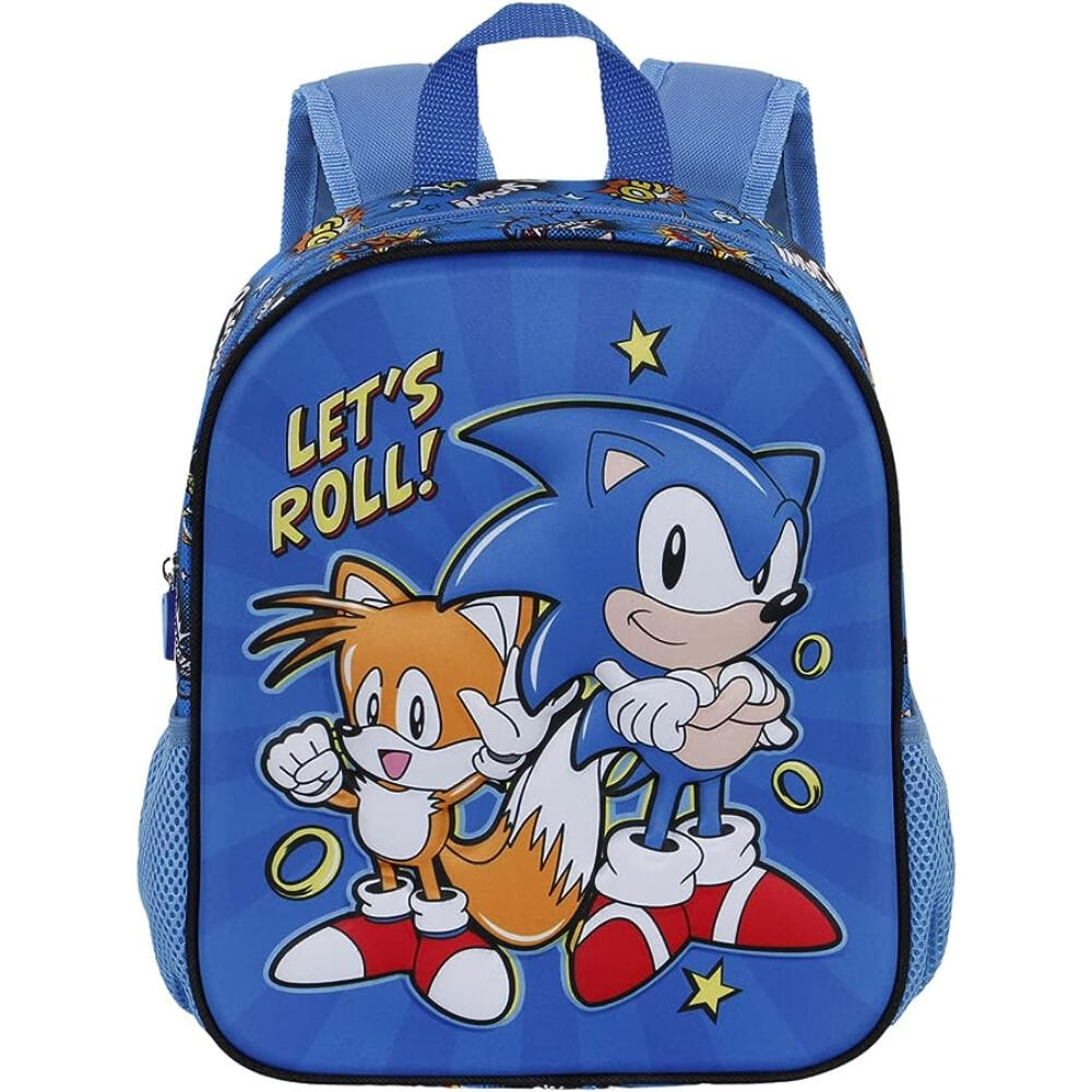 Mochila Guardería 3D Sonic Lets Roll 2/3