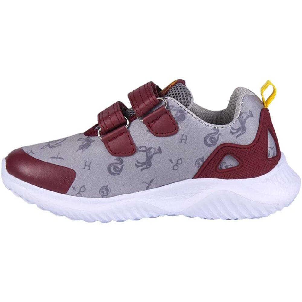 Zapatillas Niña Harry Potter - Estampado y velcro - Gris/Burdeos 2/3