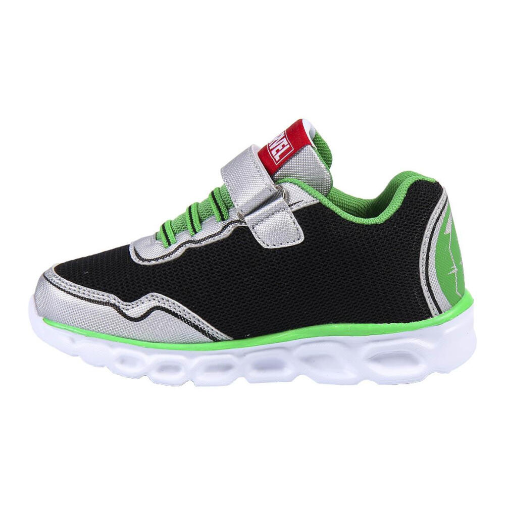 Zapatillas Deportivas Con Luces Hulk Niño Verdes 2/3