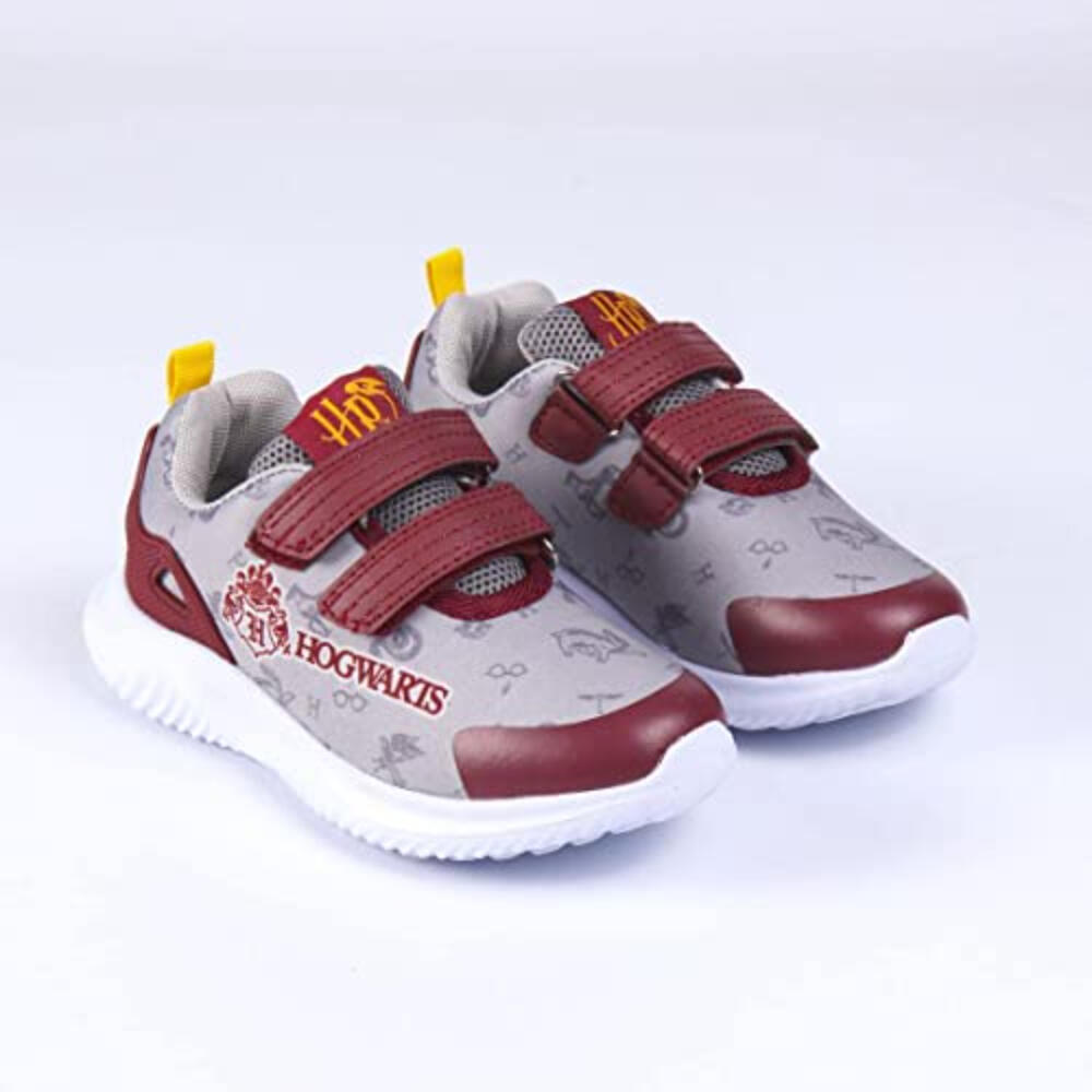 Zapatillas Niña Harry Potter - Estampado y velcro - Gris/Burdeos 3/3