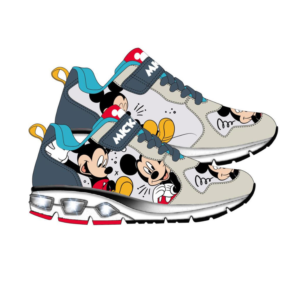 Zapatillas Deportivas Suela TPR con Luces Mickey Mouse 3/3