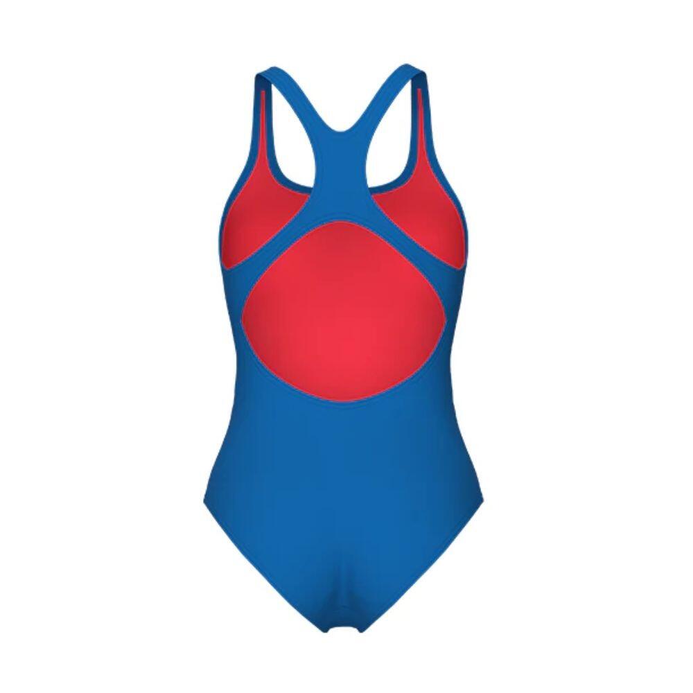 Bañador de natación Team Swim Pro Solid Blue River natación Mujer Azul Arena 2/3