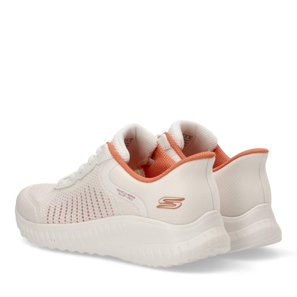 Deportivas Casual Mujer Suela Plana - Modelo 117639 Blanco 4/6