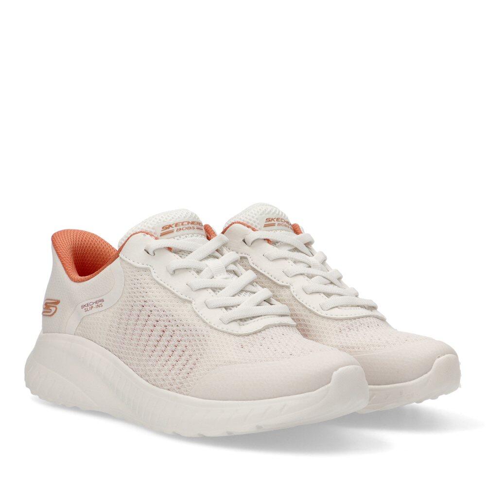 Deportivas Casual Mujer Suela Plana - Modelo 117639 Blanco 2/6