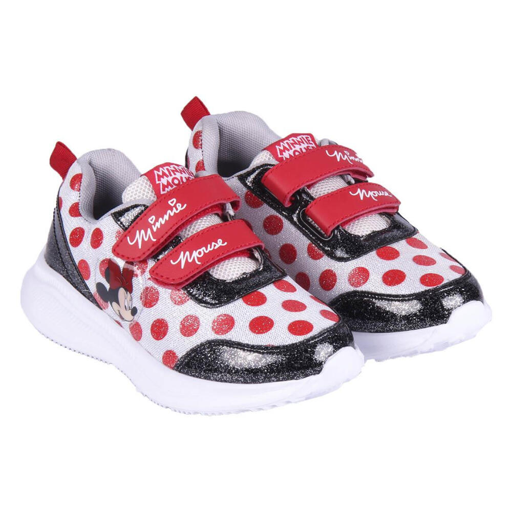 Zapatillas Deportivas Minnie Mouse Niña Grises Lunares 3/3