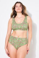 Femme Bas de bikini shorty coupe High Waist imprimé léopard