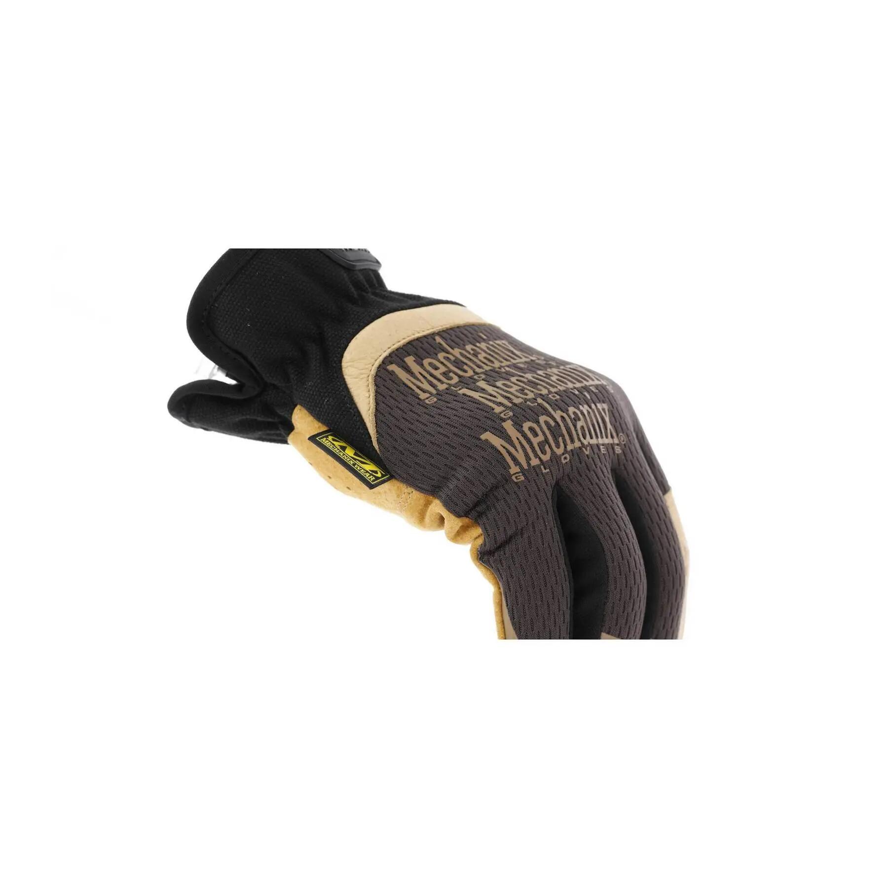 Manusi de lucru rezistente la frecare Mechanix FastFit Leather 3/7