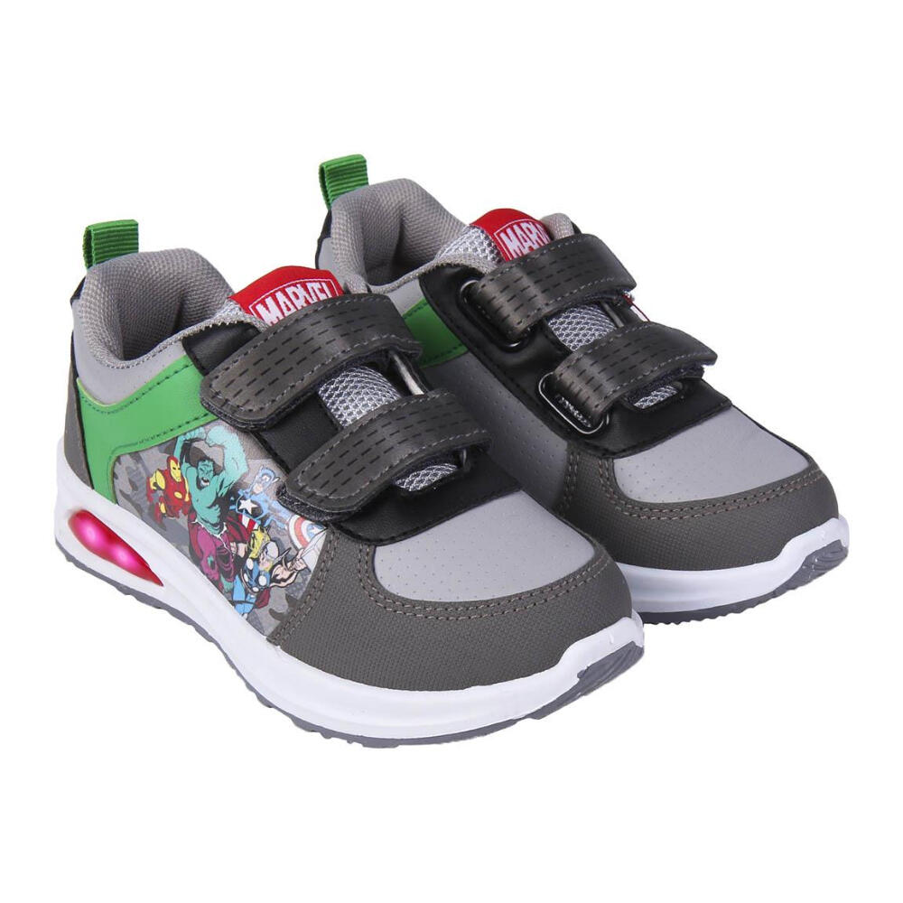 Zapatillas Deportivas Con Luces Hulk Niño Grises 3/3