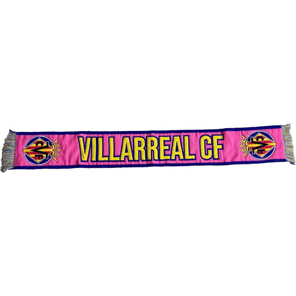 Bufanda Villarreal Rosa y Amarillo 2/3