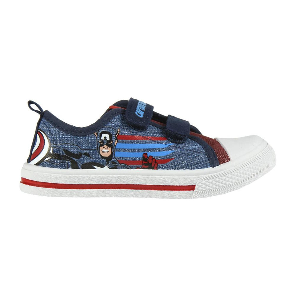 Zapatillas De Loneta Capitán América Niño Azules 2/3