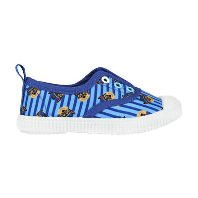 Zapatillas De Loneta Patrulla Canina Niño Azules