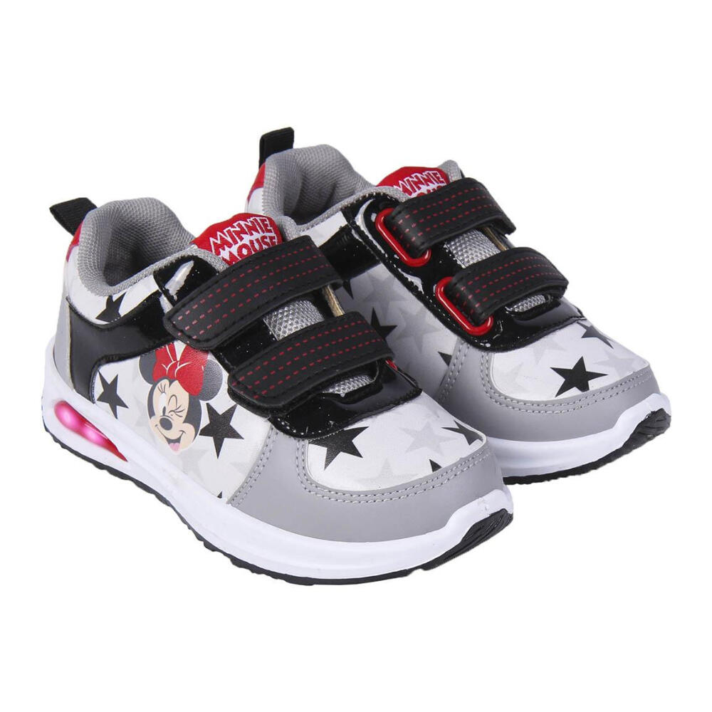 Scarpe Minnie con strappi e luci Grigio 3/5