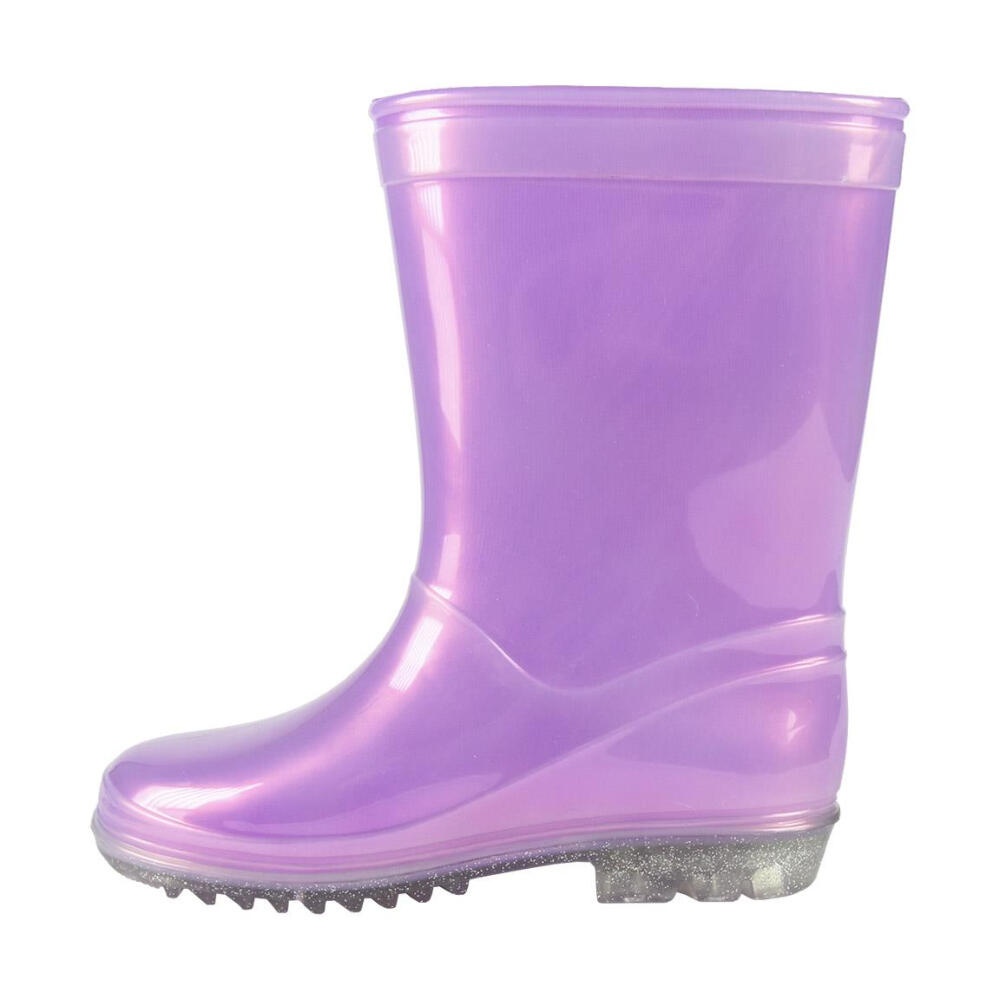 Botas De Agua Frozen Moradas 2/3