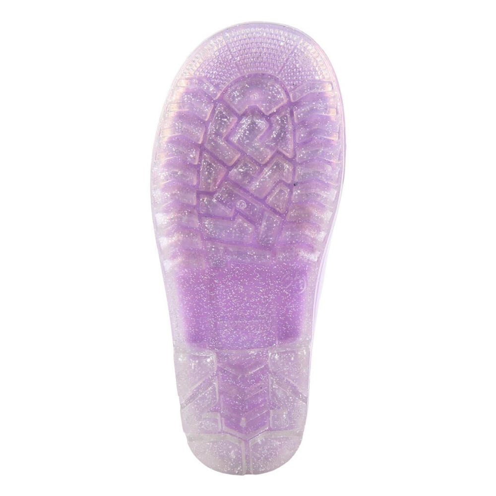 Botas De Agua Frozen Moradas 3/3